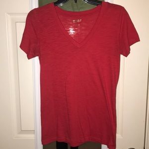 Red V neck T-Shirt